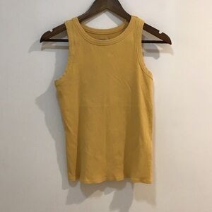 Maurices Mustard Ribbed Tank Top - Women's Sleeveless Knit